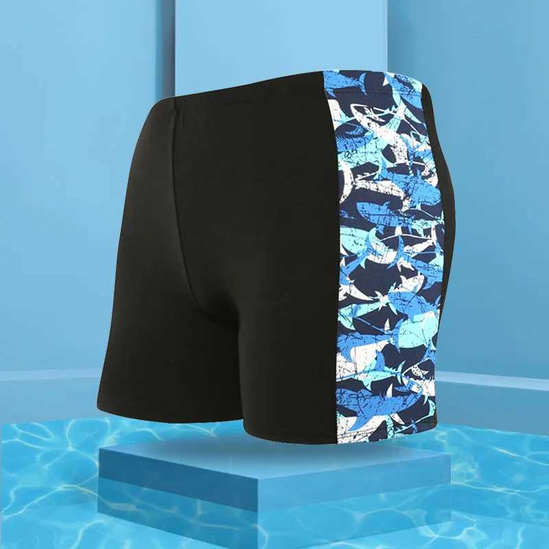Mens Swimwear Pants Summer Beach Swim Shorts Swimsuit Swimming Boxer Briefs Quick Dry Sswimming Trunks Z260313