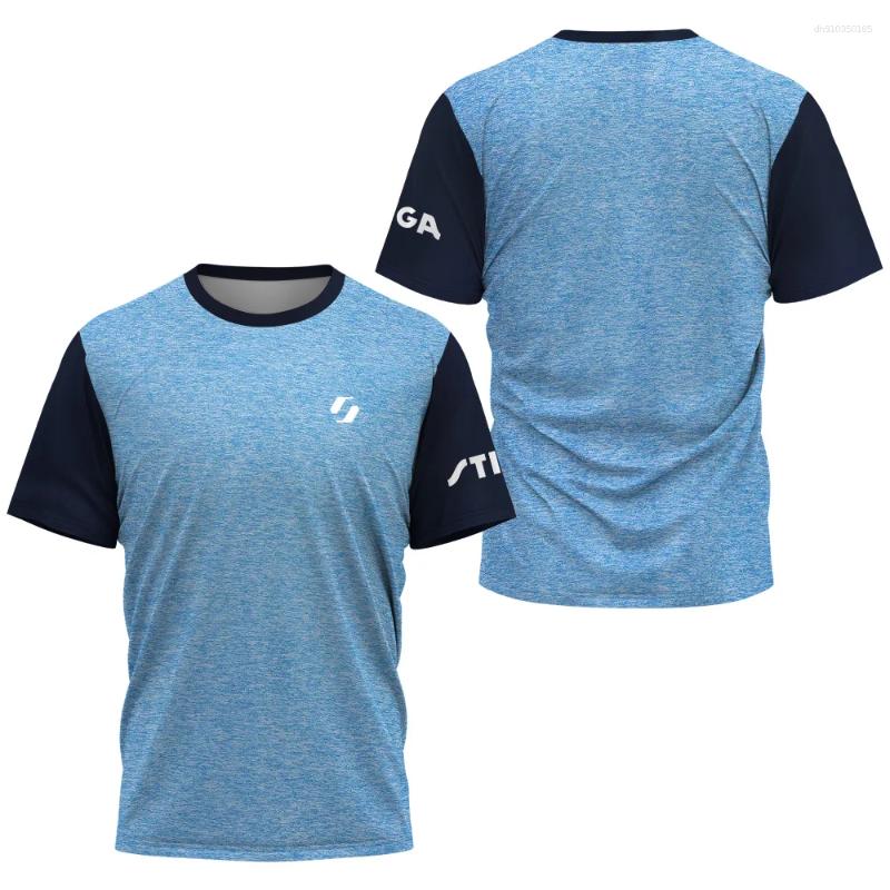 Mens T Shirts Summer Sports T-shirt Table Tennis Quick Drying Breathable Club Training Badminton