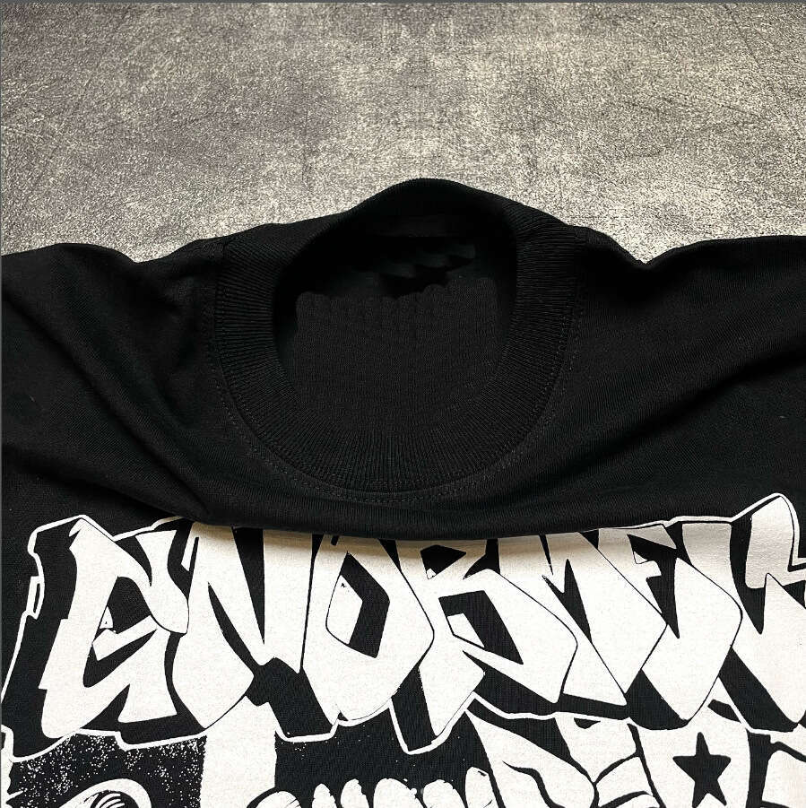 2025 fashion unisex top loose fitting pullover short sleeved T-shirt American round neck letter print