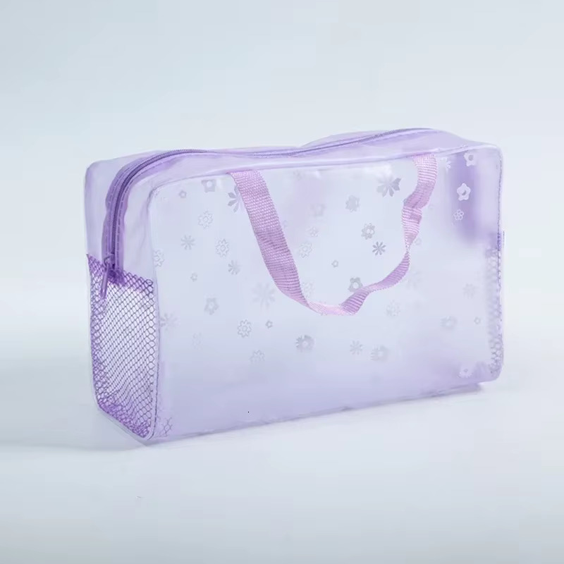 PVC Transparent Cosmetic Clear Makeup Bag for Women Girl Waterproof Zipper Beauty Case Travel Handbag Toiletry Bags swissmilitary