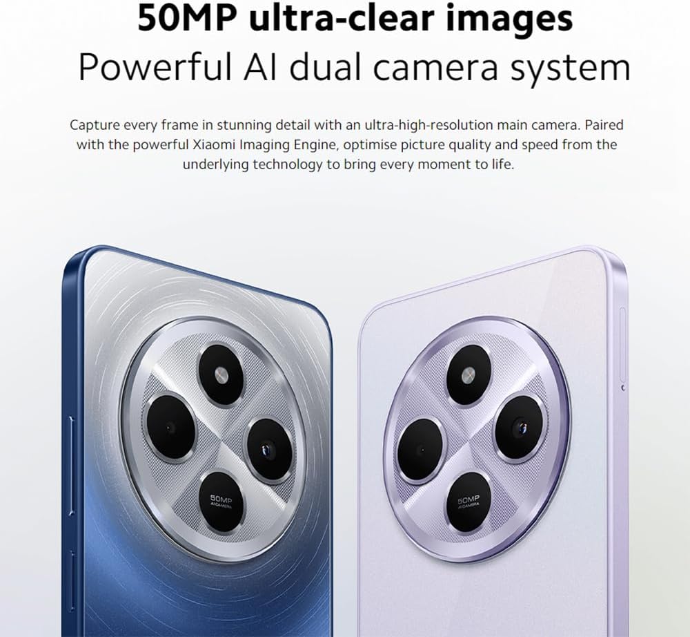 Global Version Xiaomi Redmi 14C NFC smartphones 8GB+256GB MediaTek Helio G81-Ultra 6,88 screen 120 Hz dual camera with IA 50 MP
