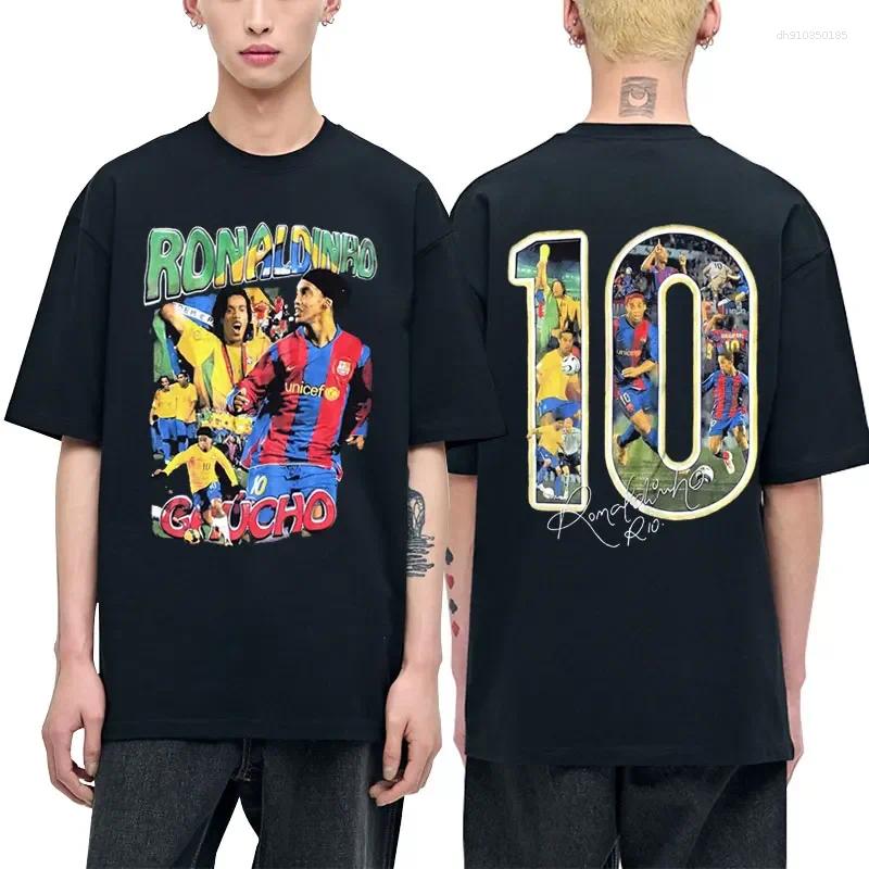 Men's T Shirts Limited Marino Morwood Ronaldinho Graphic Tshirt Man Fashion Streetwear Men Oversized Tees T-shirt Male Hip Hop Shirt