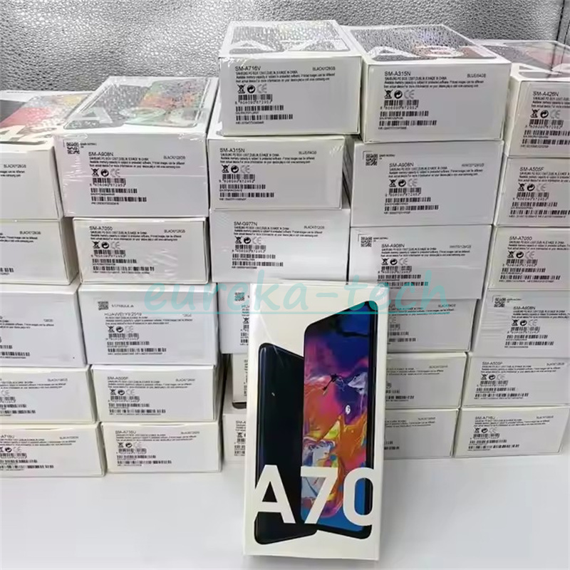 Guarantee Original Unlocked Genuine Galaxy A70 Smartphone Original Android Mobile Phone with GSM LTE CDMA refurbished Phone