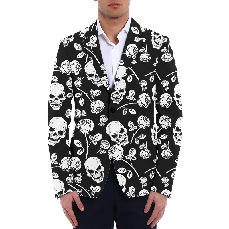 Customized Wholesale Mens Blazers Fashion Suit DIY Your Coat Casual Slim Fit Blazer 3D Print Jacket Men Drop 250210