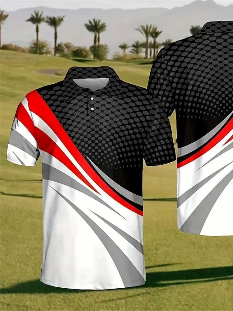 Mens New Lapel Polo Shirt Multicolour Stripe Summer Loose Casual Short Sleeve Youth Casual Polo Shirt Large Size Skin-friendly X250213