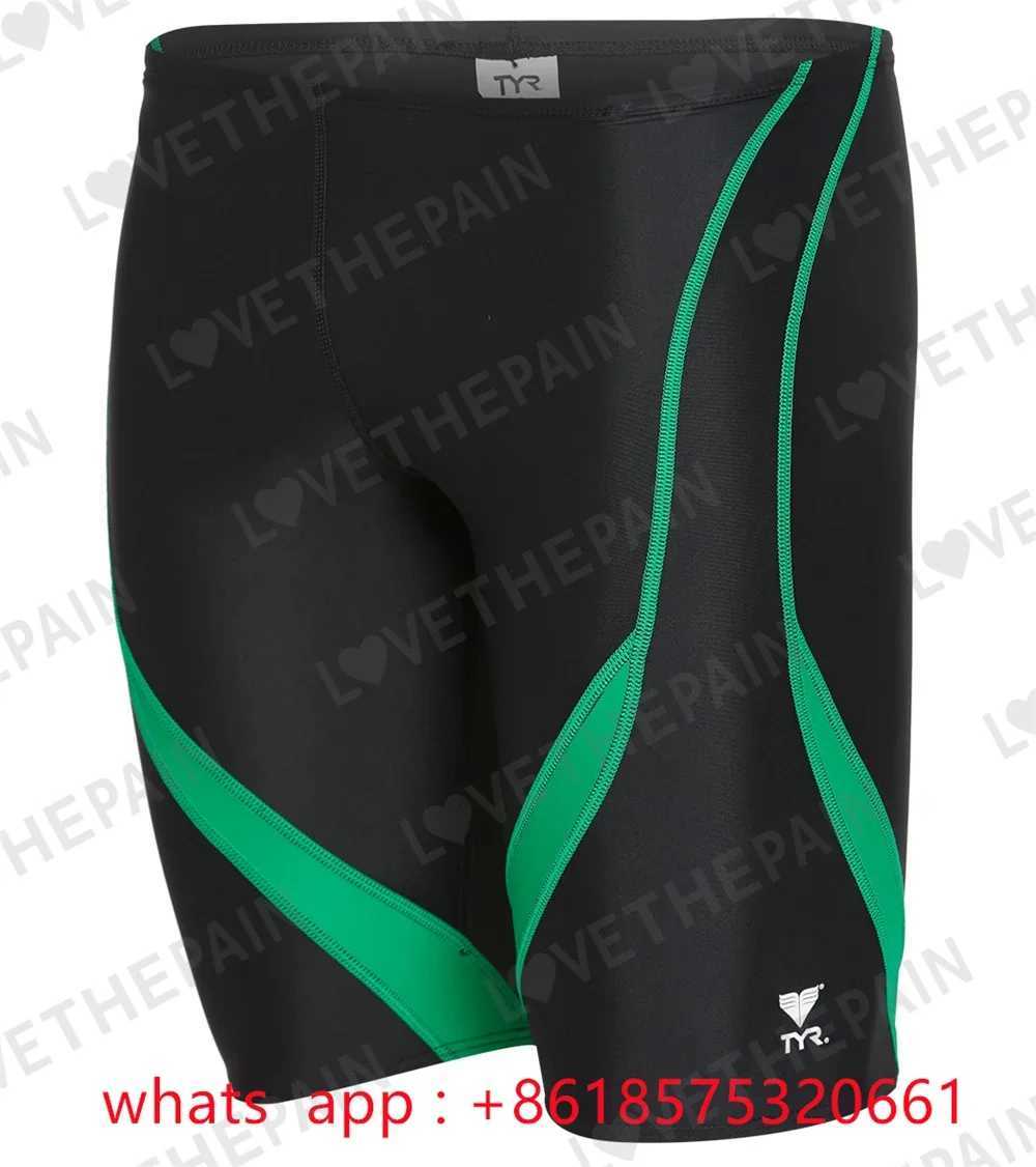 Tyr Mens Alliance Splice Jammer Swimsuit Swimwear Training Swim Shorts Trunks Beach Tight Swimming Pants Jammer Sports Surf X250213