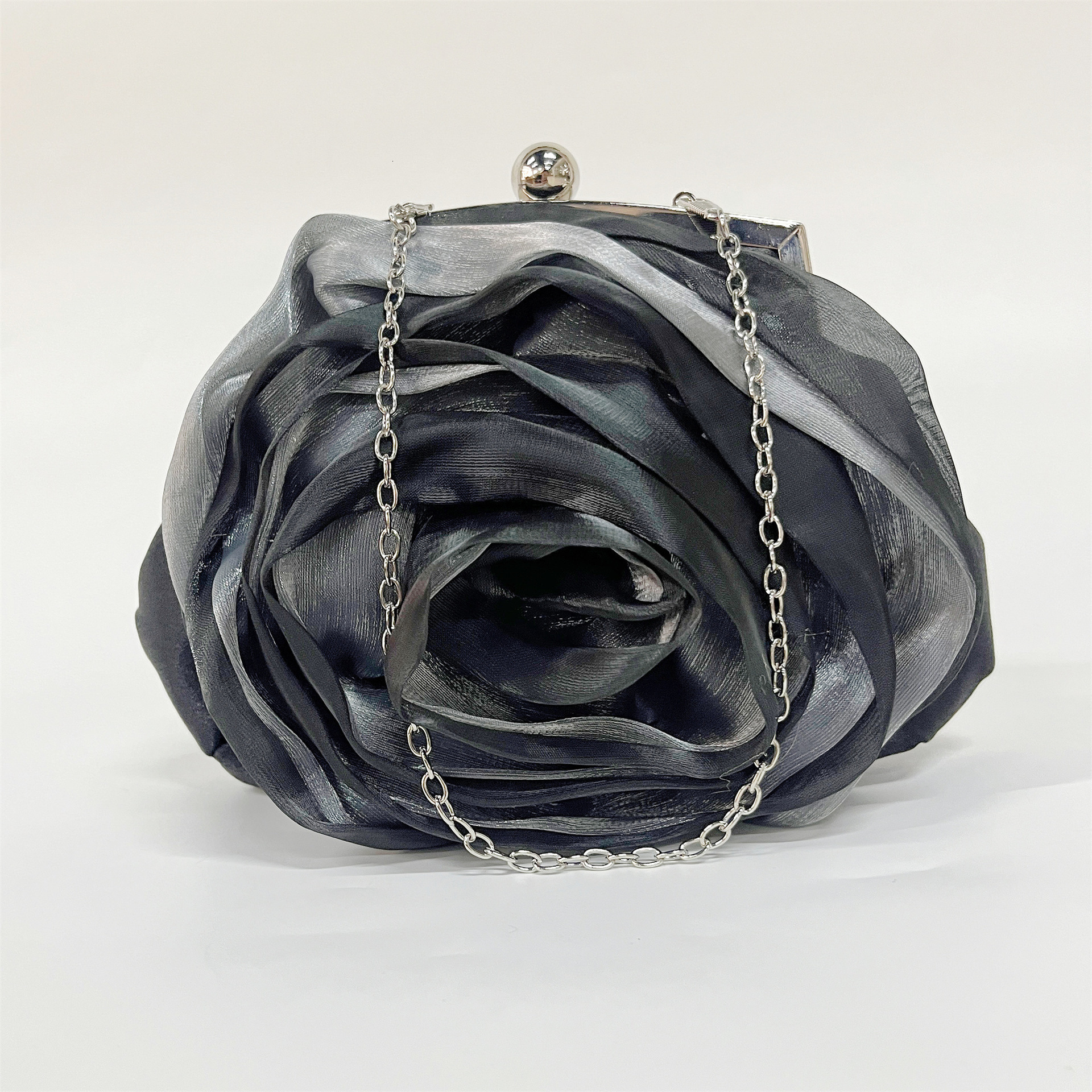 2025 Silk Banquet Handheld Colored Ding Women's Bag, Dress Solid Color New Style