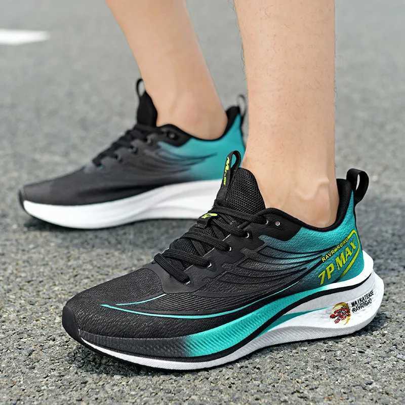 Marathon Air Cushion Carbon Plate Sports Running Shoes Men Breathable Lightweight Comfy Unisex Athletic Tennis Sneakers Footwear Z250225