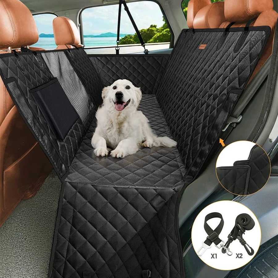 Dog Car Seat Covers For Tesla Model 3 Model Y 20-24 Dog Seat Cover Waterproof Scratchproof Hammock Durable Nonslip Pet Seat Cover with Mesh Window H25