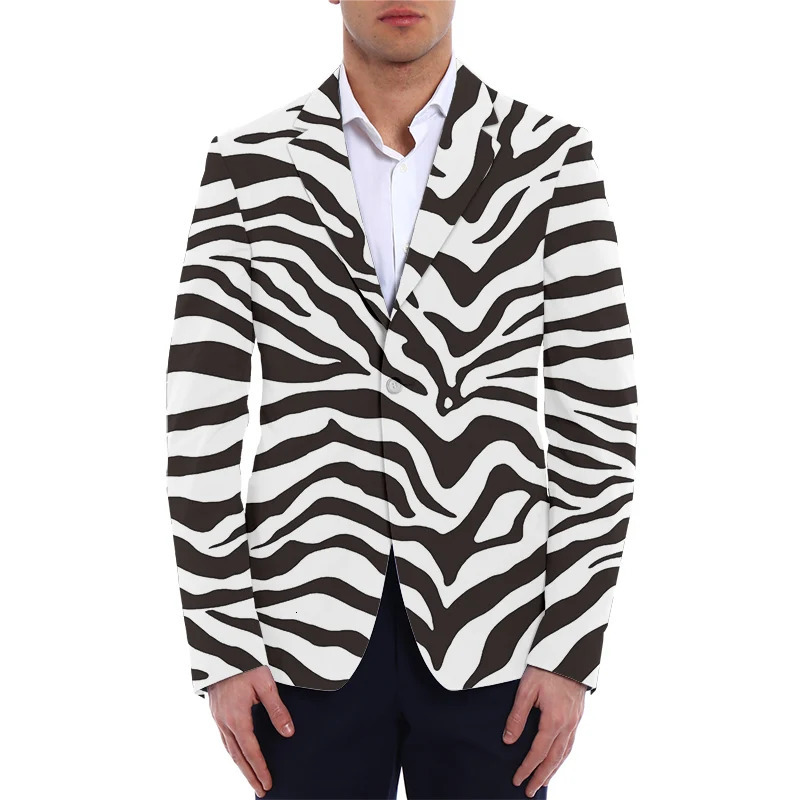 Customized Wholesale Mens Blazers Fashion Suit DIY Your Coat Casual Slim Fit Blazer 3D Print Jacket Men Drop 250210