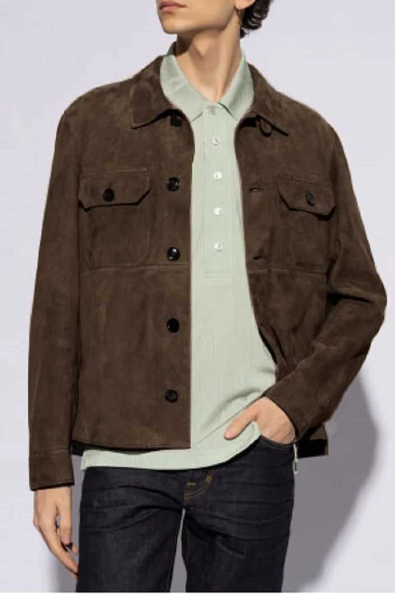 Mens Suede Single-breasted Jacket Suit Male Costumes New in Suits and Blazers Man Blazzer for Men Mens Summer Jackets Costume X250213