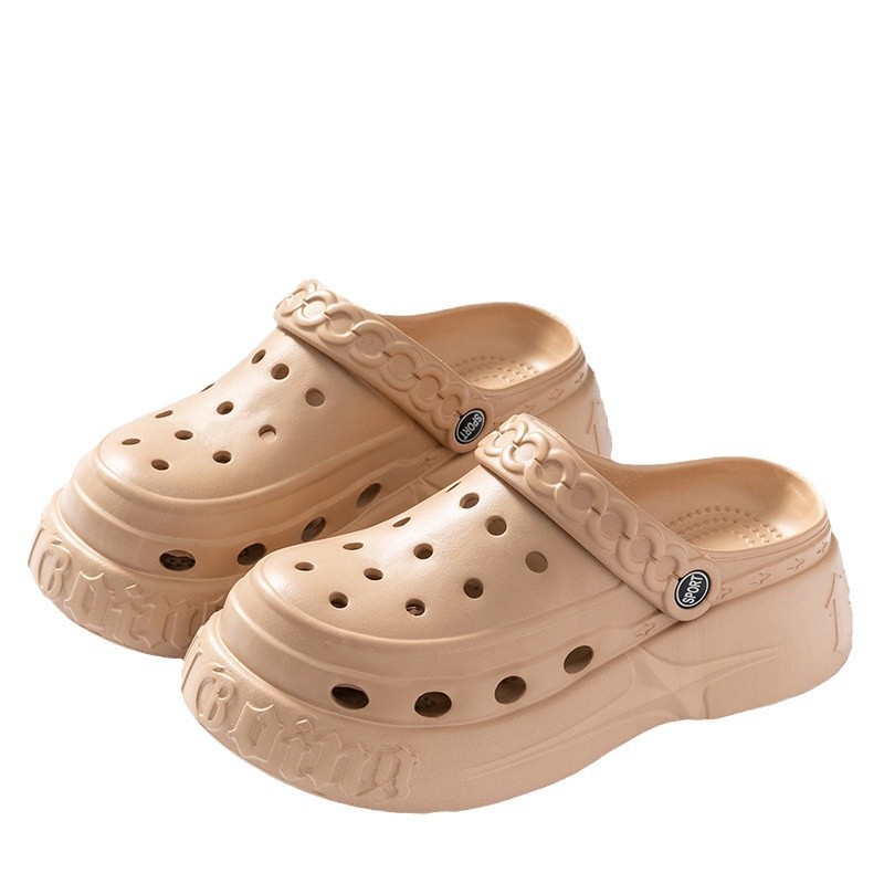 2025 new hot free shipping designer slippers for womens Thick soled EVA slippers khaki black white Summer new soft slippers