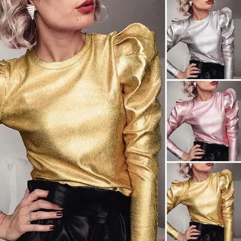 Autumn Winter Women Golden Velvet Long Sleeve Base Tshirts Turtleneck Solid Color Warm Tops Female Bottoming Shirt 250211