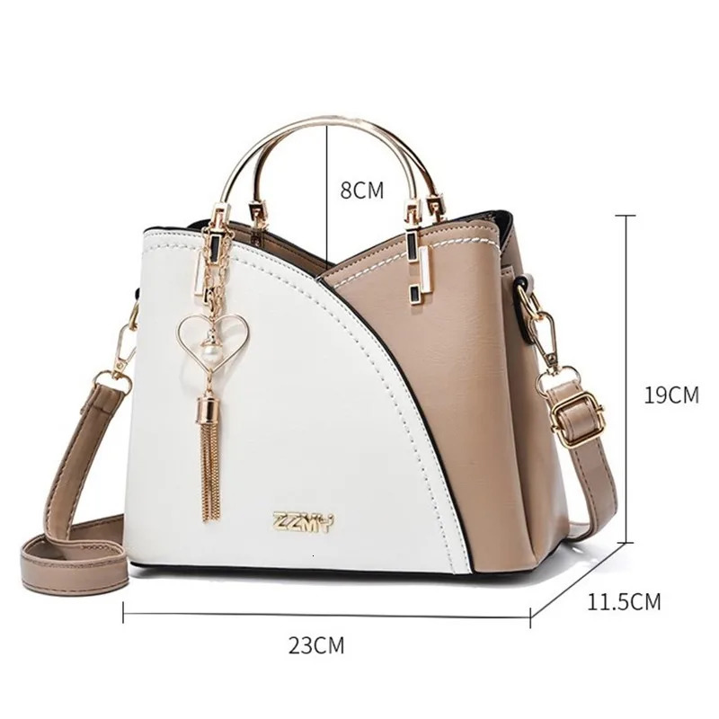 2024 Handbags For Women Trend Highend Sense of All Match Color Large Capacity One-shoulder Messenger PU Leather Handbag 250207