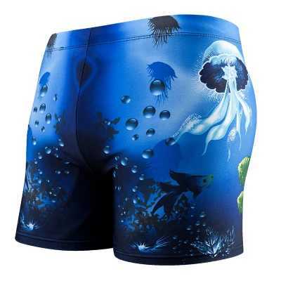 Swimsuit Quick Dry Swimming Trunks Boxer Protective Briefs Mens Waterproof Racing Swimwear Beach Board Strips Shorts Z260313