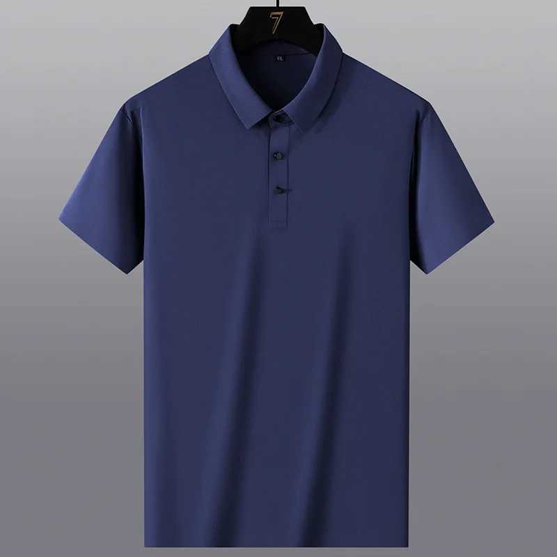 Plus Size Mens Polo Shirt for 140kg Fat Big and Tall Man Brands Mens Polo Shirt XXXXXXL 5XL 6XL 7XL 8XL Polo Homme New X250213