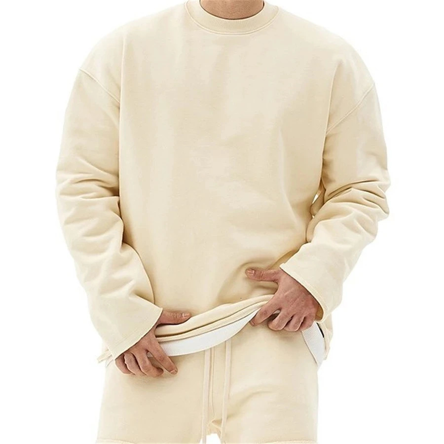 Men O-Neck Letter Running Hoodies Gym Fitness Bodybuilding Sports Sweatshirt Pullover Sportswear Male Workout Mens Clothing 250213