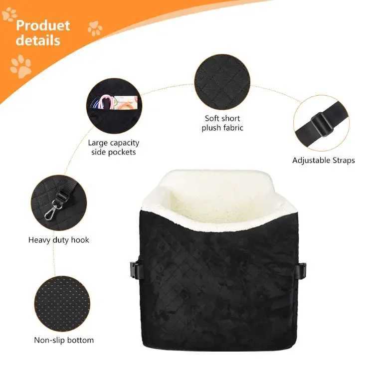 Dog Car Seat Covers Hot sale traveling Console Pet car Seat Dog Cat Booster Seat Safety Tethers cat Carrier H250211