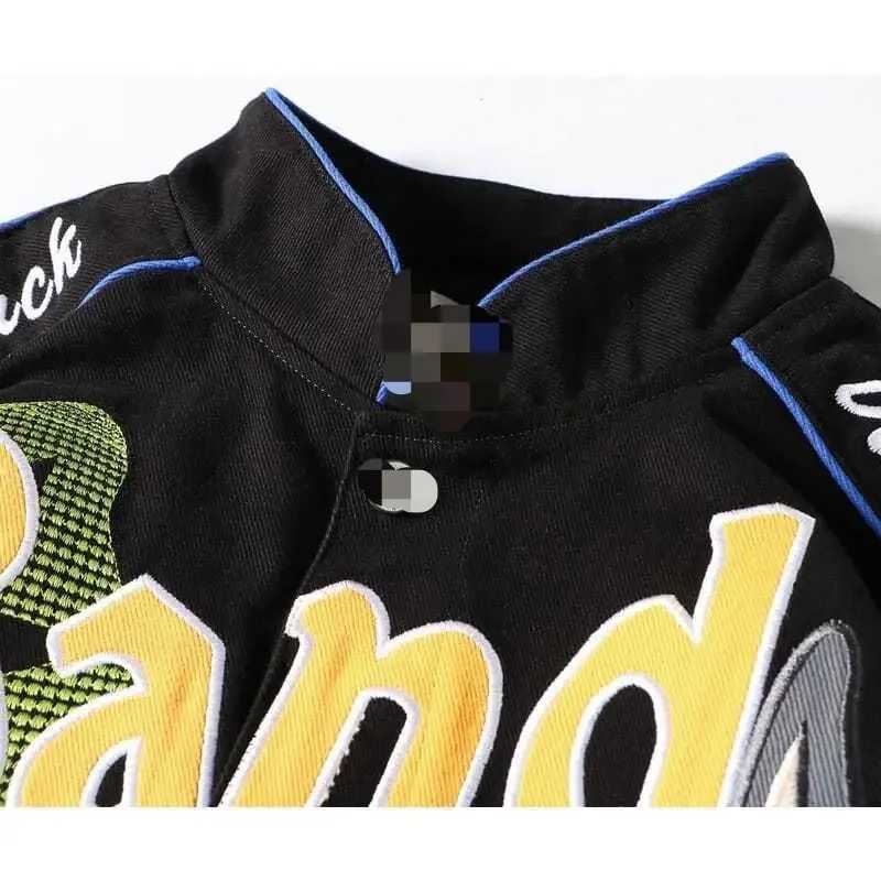 New Autumn Winter Men/women Baseball Jacket Hip Hop Street American Style Loose Outwear Embroidery Bunny Couples Quilted Coat X250213