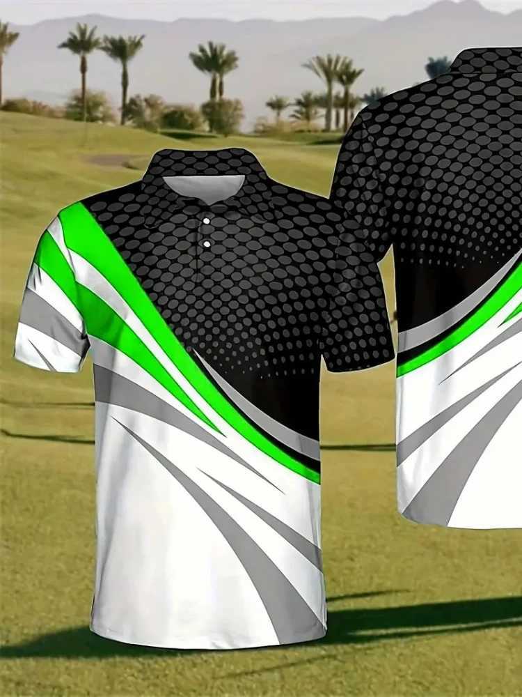 Mens New Lapel Polo Shirt Multicolour Stripe Summer Loose Casual Short Sleeve Youth Casual Polo Shirt Large Size Skin-friendly X250213
