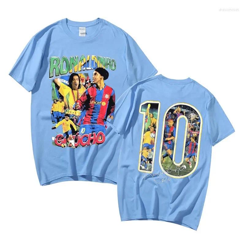 Men's T Shirts Limited Marino Morwood Ronaldinho Graphic Tshirt Man Fashion Streetwear Men Oversized Tees T-shirt Male Hip Hop Shirt