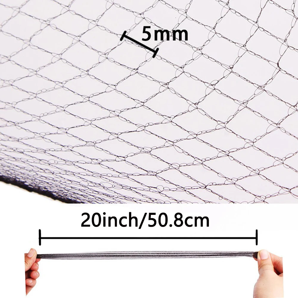 20Pcs Durable Nylon Hair Net For Bun Hair style Tool Black Blonde Brown 5Mm Hair Net For Wigs Mesh Hair Styling Hairnets 250113