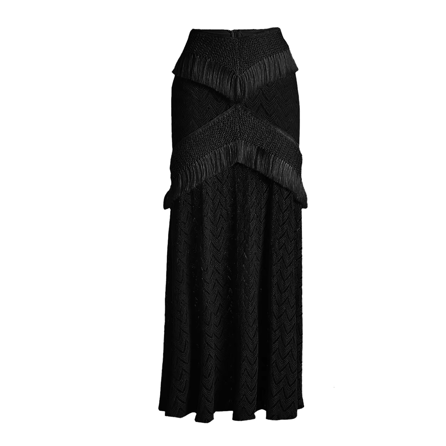 2025 V Neck Fringe Trim Bikini Swimsuit High Waist Swimwear With Skirt For Women Halter Bathing Suits Print Summer Female