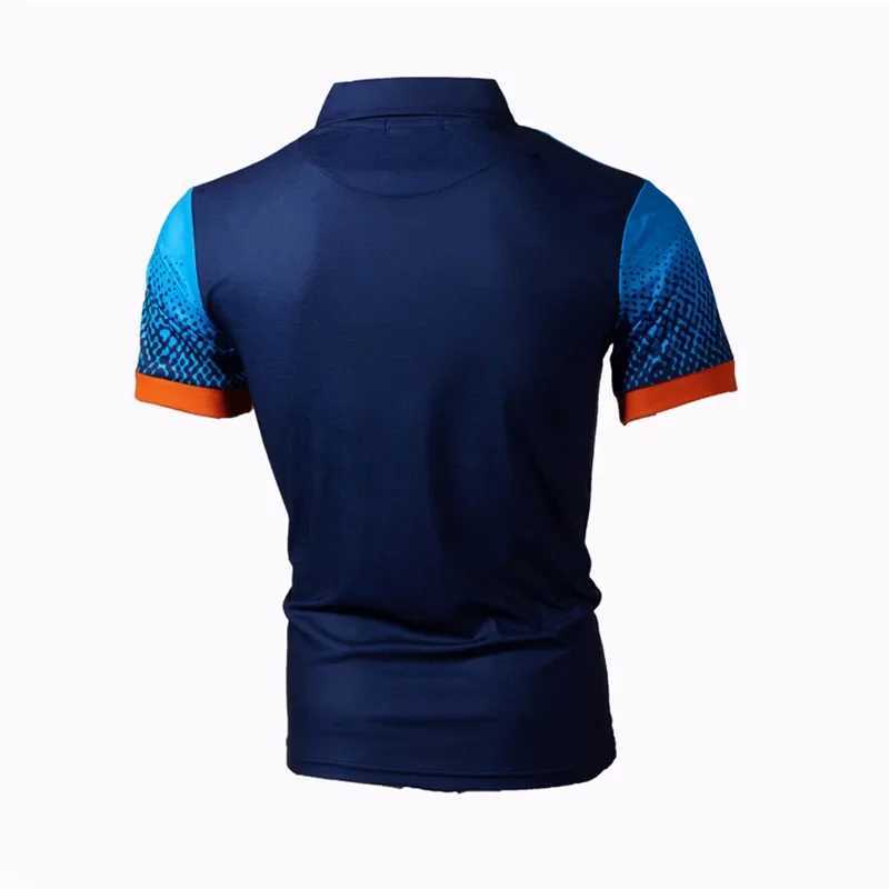 Men Polo Men Shirt Short Sleeve Polo Shirt Print Polo New Clothing Summer Streetwear Casual Fashion Men tops X250213