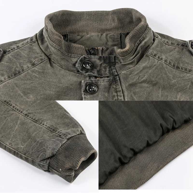 Mens retro military denim jacket bomber wash jacket mens slim fit jeans jacket outerwear Chaquetas Hombre Plus size 5XL 6XL X250213