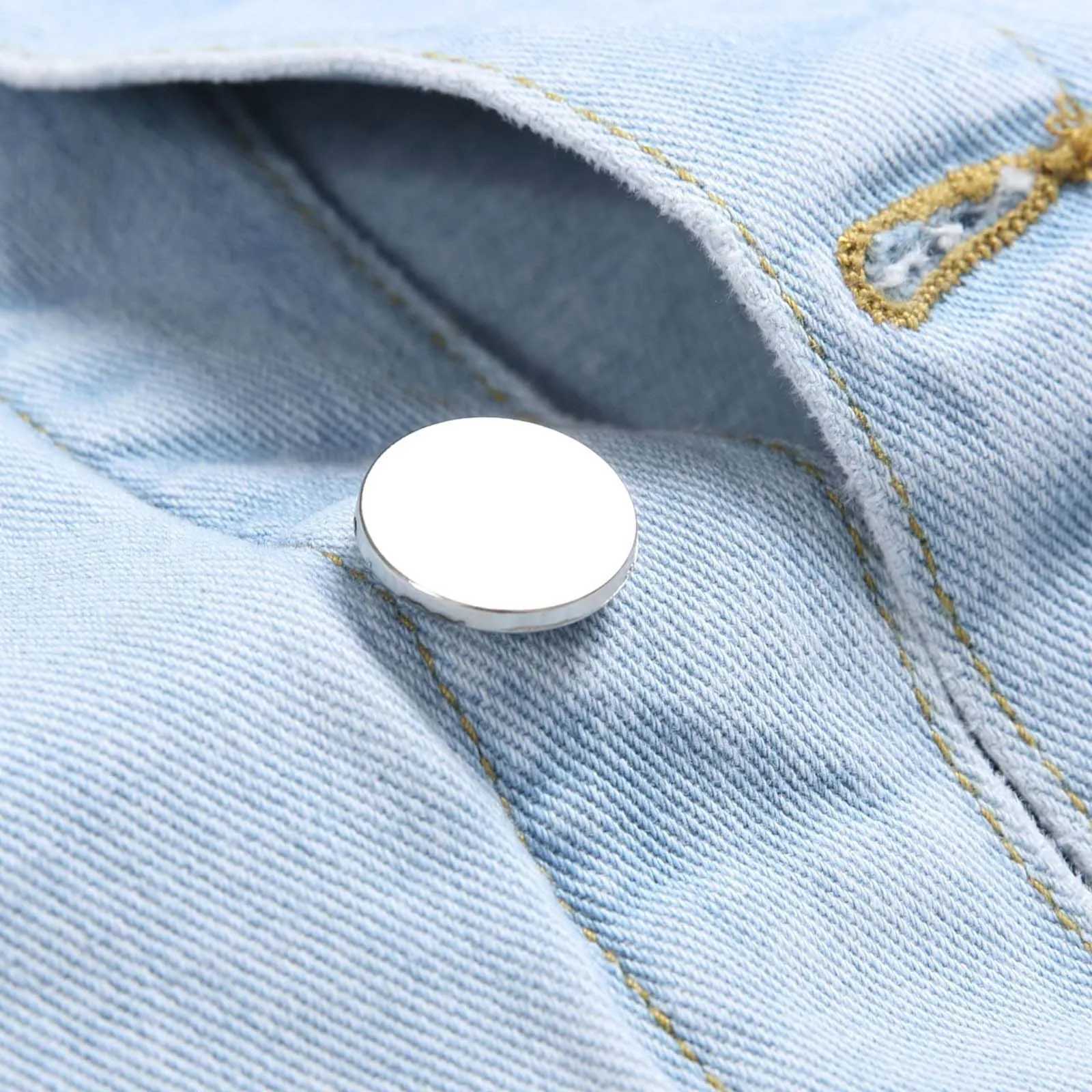 Jeans Jacket Women Slim Ripped Holes Denim Jacket Spring Autumn Elegant Vintage Fashion Bomber Jacket Women Basic Denim Coats X250213