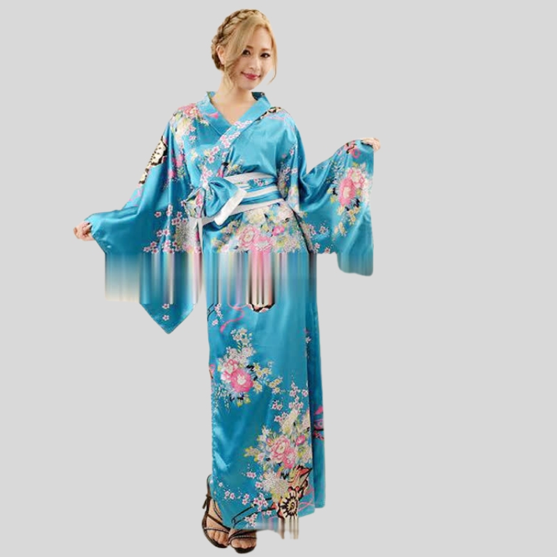 Japanese traditional women's dress yukata anime performance photo cosplay suit kimono stage performance costume