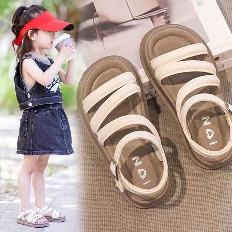 Sandals Childrens and girls sandals with exposed toes summer new fashion Korean version princess student cute and versatile Western style sandals H250