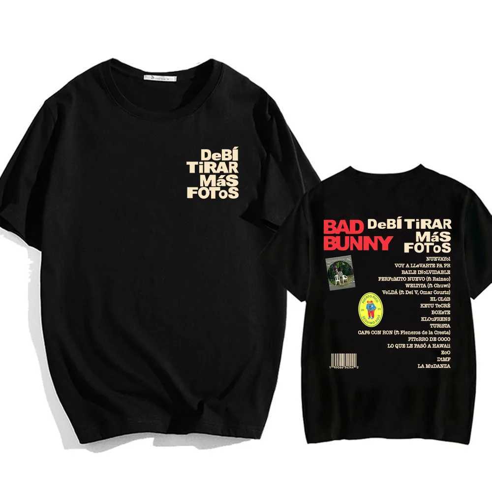 DTMF with Bear Cartoon Tshirts Should I Take More Photos Printing T-shirt Hip Hop Mens T-shirt Cotton High Quty Ts X250213