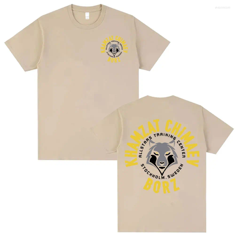 Men's T Shirts Limited Khamzat Chimaev Logo Graphic Clothing Fashion Gothic Oversized T-shirts Unisex Casual Cotton Shirt