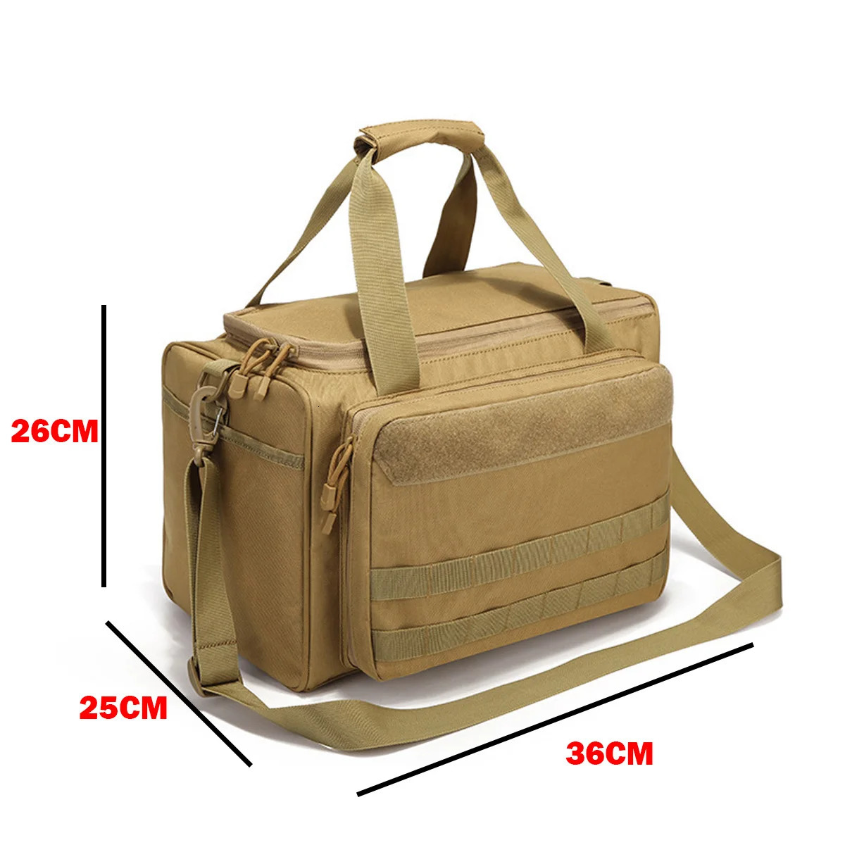 Range Bag Outdoor Hunting Training Shooting Molle Gun Bags Climbing Hiking Camping Large Capacity Handbag 250118