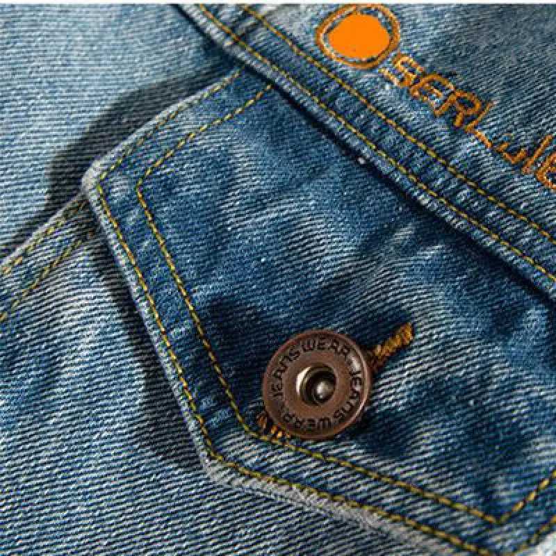 Denim Jacket Mens Spring And Autumn Fit Loose Large Size Workwear Washed Tannin Casual Jacket X250213