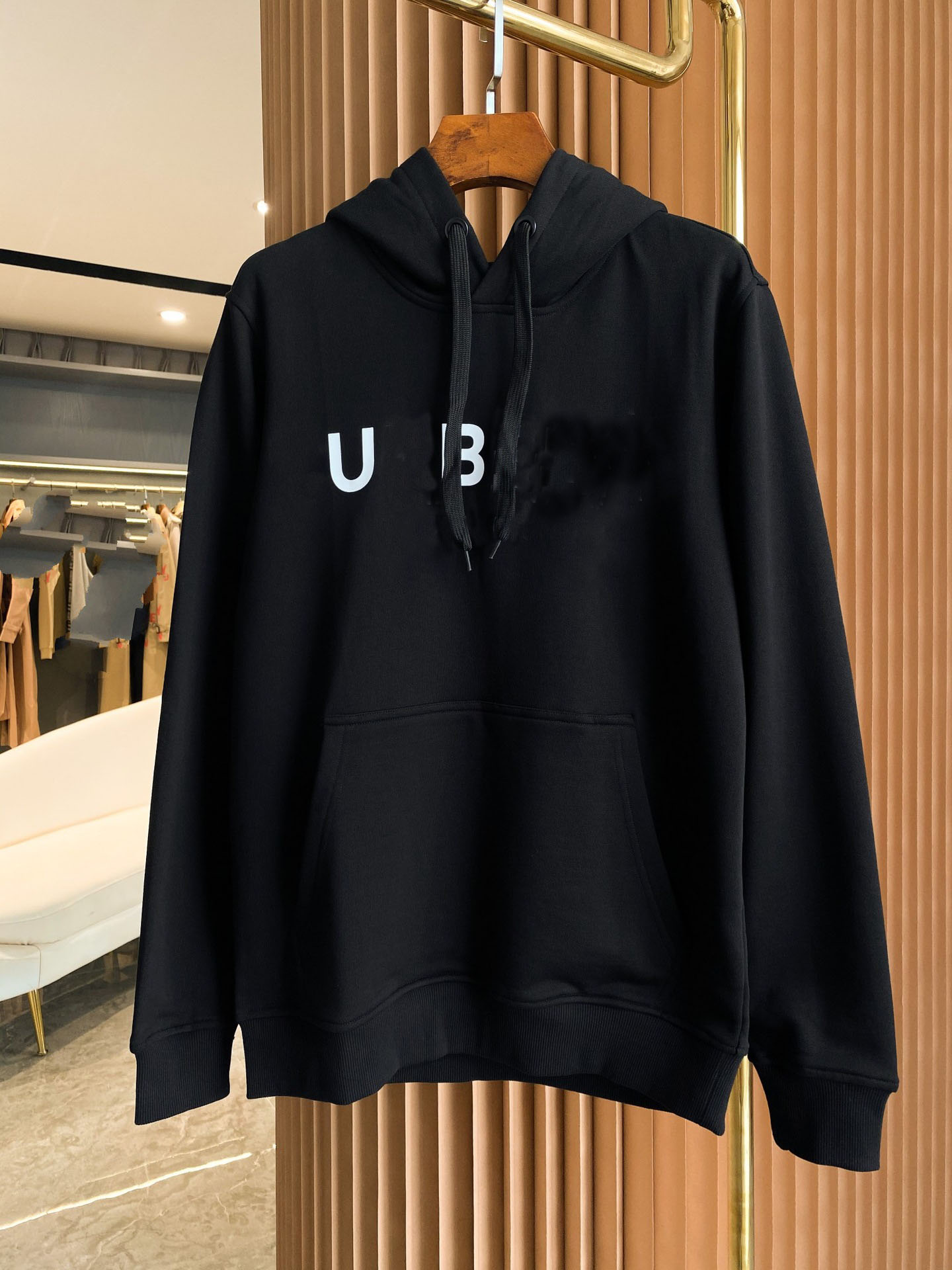 Men's Designer Classic Hoodie with Lettering - European & American Style Monogrammed Cotton Top2300
