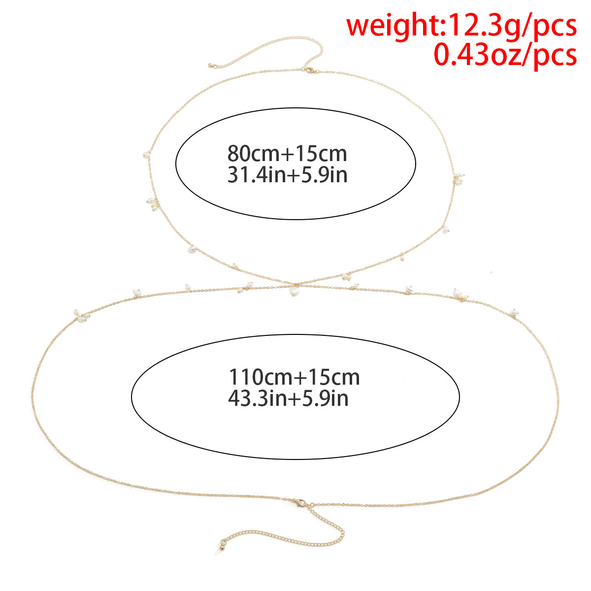 Woman Sexy Necklace One piece Body Imitation Pearl Tassel Spicy Girl Chest Women's Bikini fashion Waist Chain