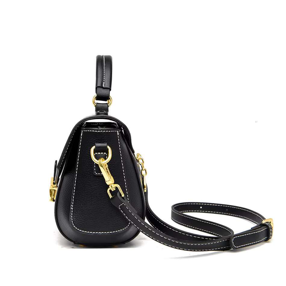 Pure Leather Bags Women Shoulder Tote CONTRAST Trend Sewing Thread Designer Crossbody Bags Quality Messenger Bag Handbag Sac