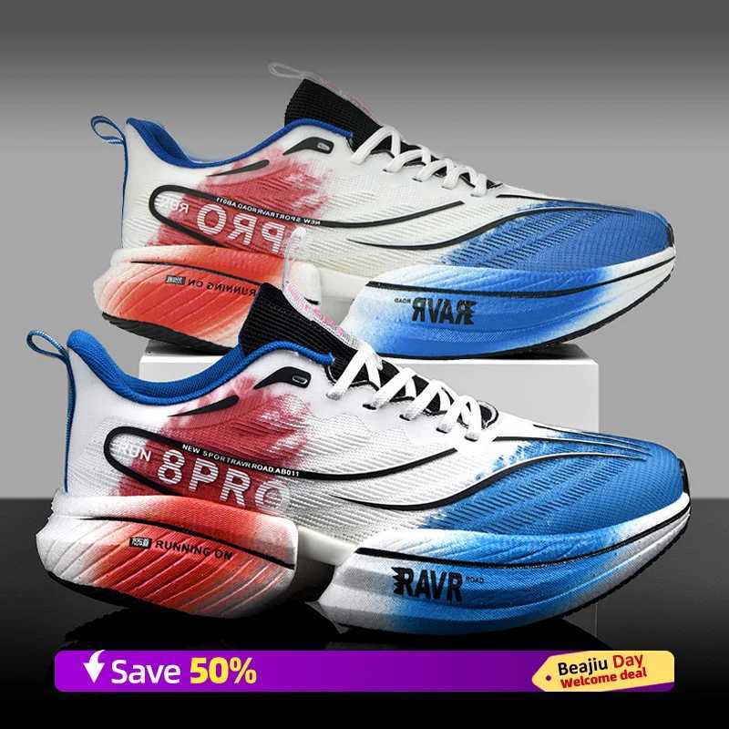 Men Sports Running Shoes Casual Marathon Breathable Lightweight Womens Comfortable Athletic Nonskid Walking Sneakers Outdoors Z250225
