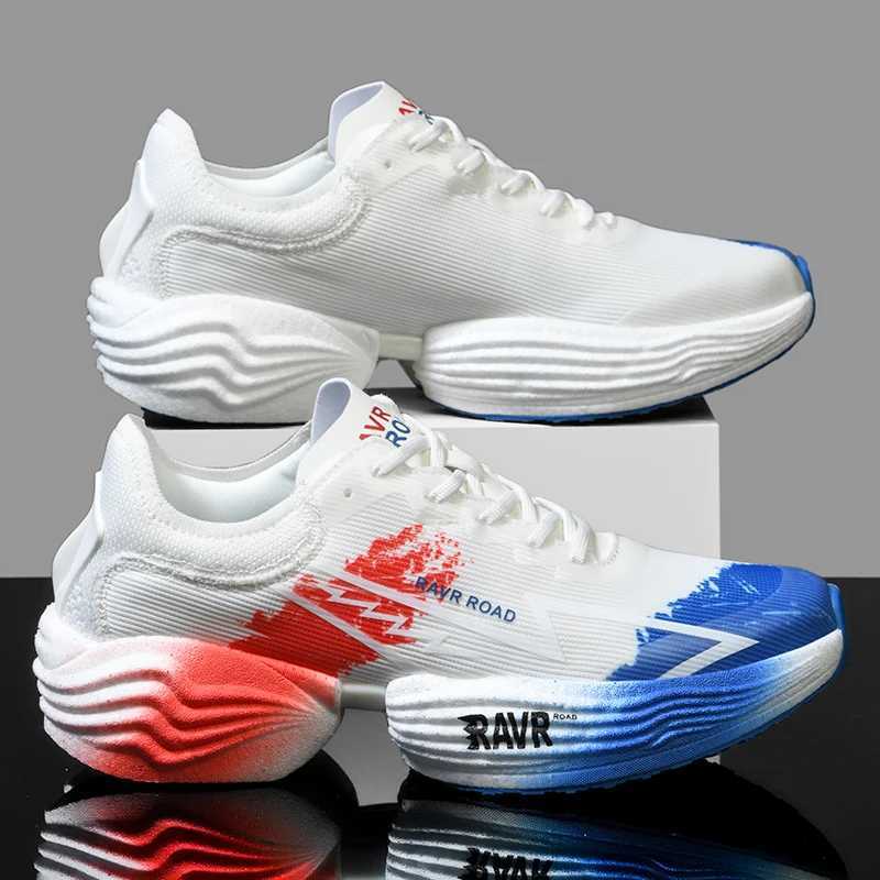 Air Cushion Mens Sports Running Shoes Casual Marathon Carbon Plate Breathable Ultralight Womens Comfort Athletic Sneakers Tenis Z250225