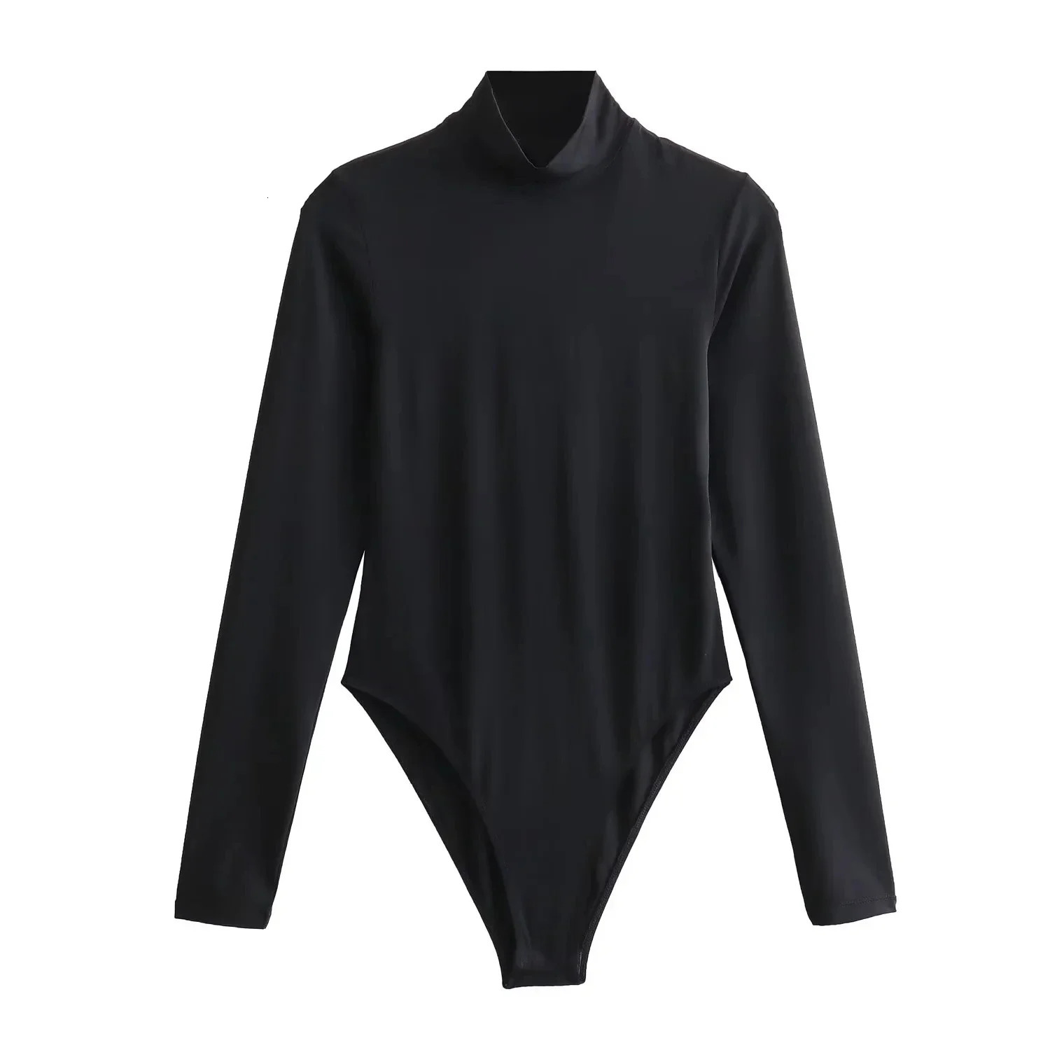 TRAF Womens Long Sleeve Body High Neck Lingeries Bodysuit Woman Basic Tops For Women Elegant Bodys 250211