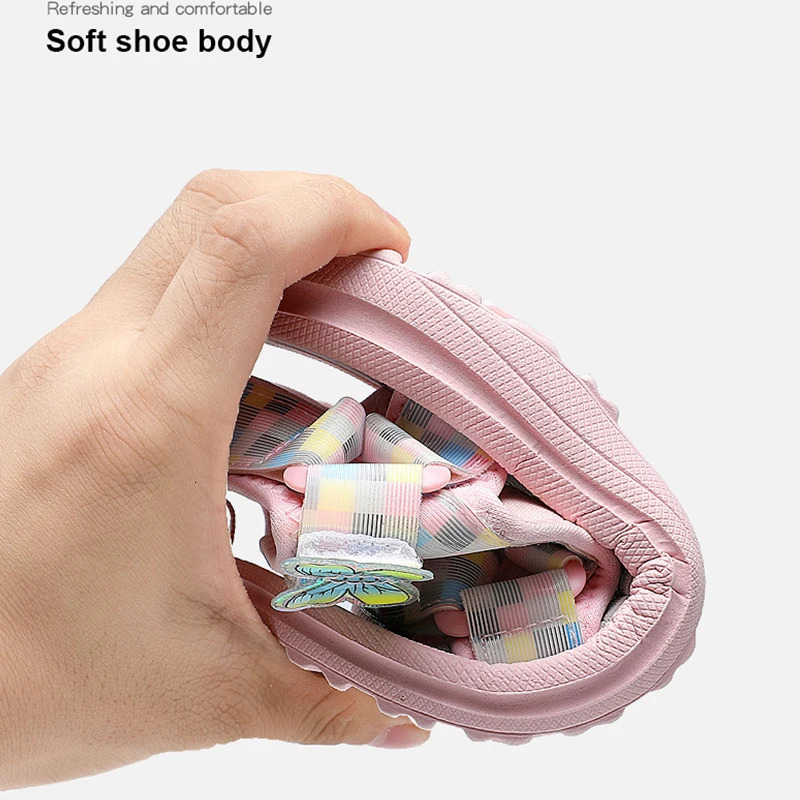 Summer Children Sandals Baby Girls Toddler Soft Non-Slip Shoes Baby Cute Pearl Princess Dance Kids 250121
