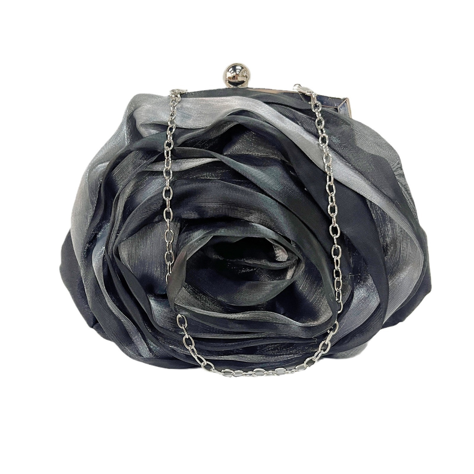 2025 Silk Banquet Handheld Colored Ding Women's Bag, Dress Solid Color New Style