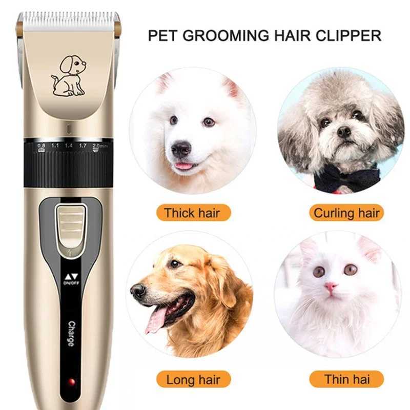 Others Dog Grooming Electric pet grooming kit suitable for dogs extendable trimmer cat hair trimmer professional machine set H250212