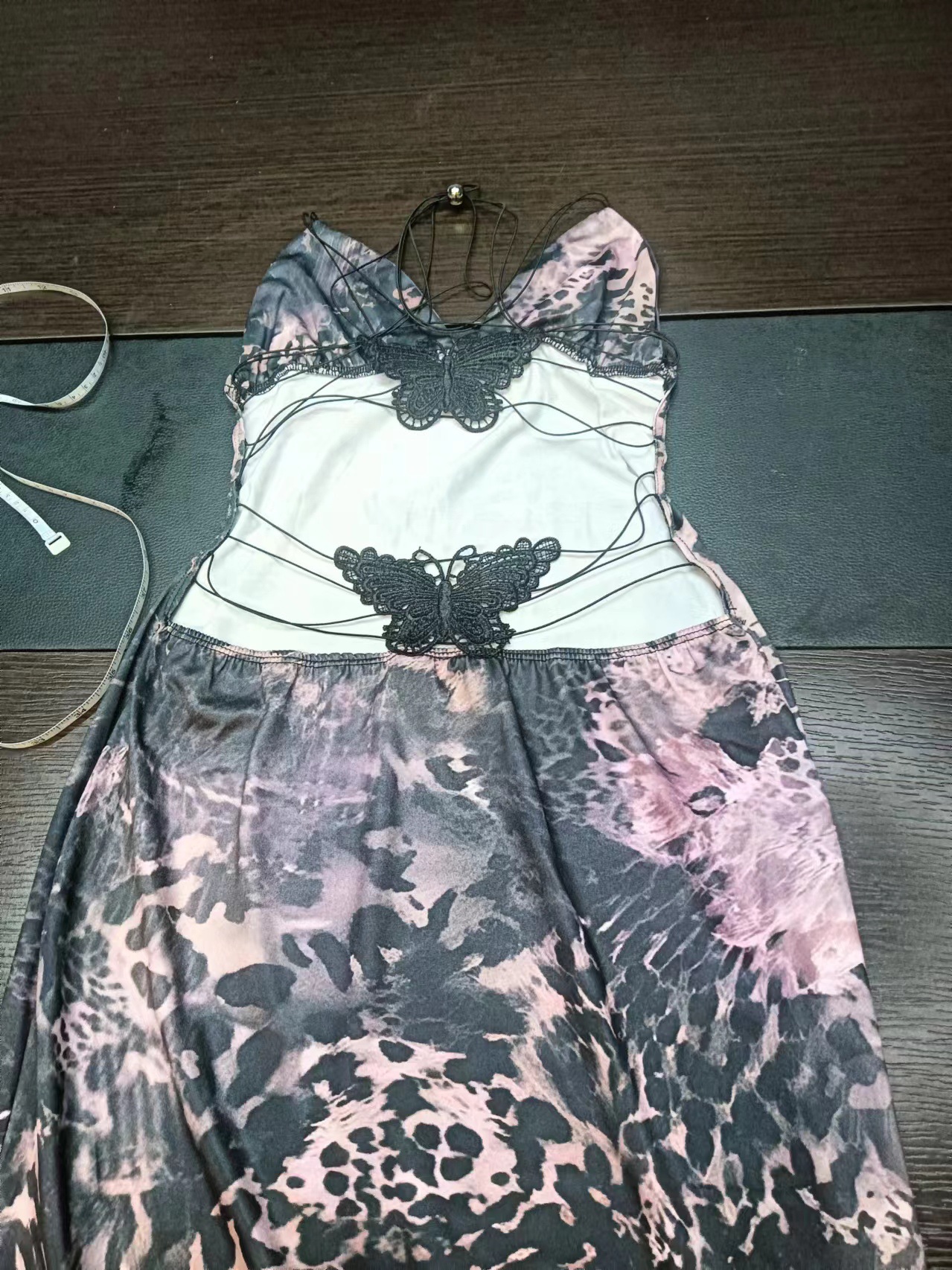 Casual Dresses Sexy Club Wear Backless Butterfly Maxi Dress Bodycon Summer Sexy Party Print Halter Dresses For Women 2024