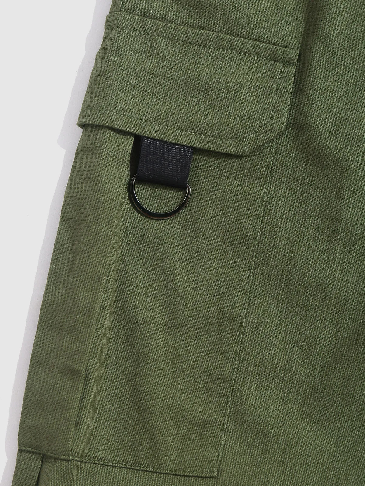 Mens Streetwear Solid Color Multipockets n Techwear Beam Feet Drawstring Cargo Pants 250122