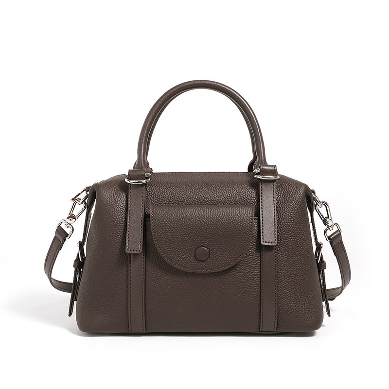 Bag Handbag New Women's Leather Handbag Versatile Fashion Shoulder Crossbody Commuting Bag