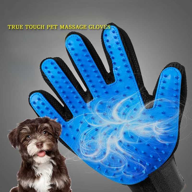Others Dog Grooming 1 pet hair removal glove cat comb dog massage bathtub cleaning and beauty products rubber hair removal brush H250212