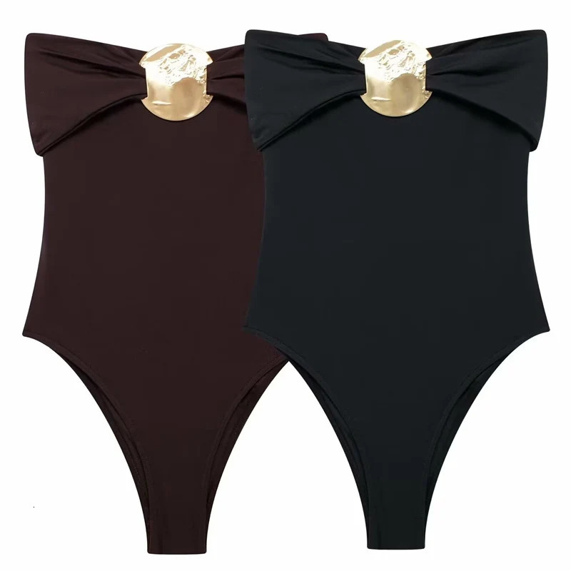 HXAO Woman Sexy Tops Bodysuit Women Black Red Sleeveless Thong Gold Glitter Bow Corset Off Shoulder Rave Bodysuits 250211
